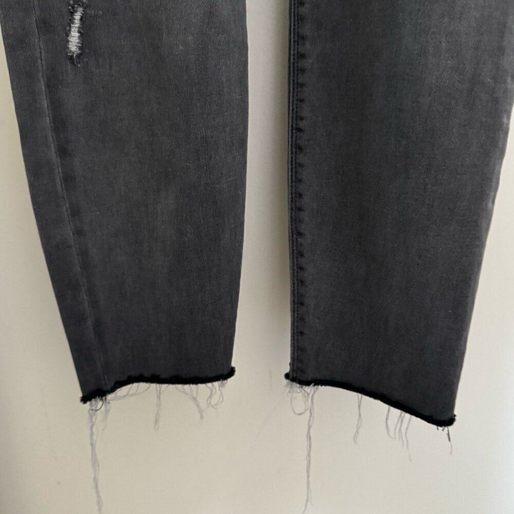 SPANX Women's Distressed Denim Skinny Pants (Grey, Large) - Picture 7 of 12